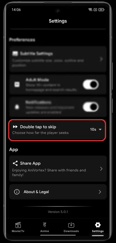 AniVortex App (Official) Download For Android & TV 2026 10 Gesture Control