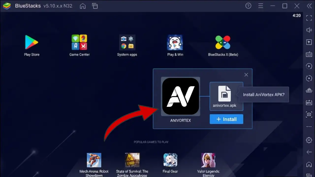 Download AniVortex For PC (Desktop Version) 2026 3 Install AniVortex on PC